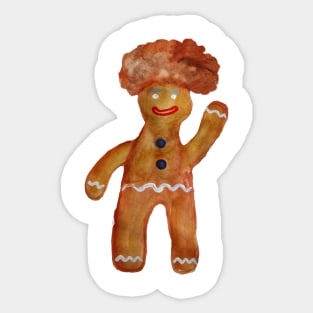 Gingerbread Man Sticker